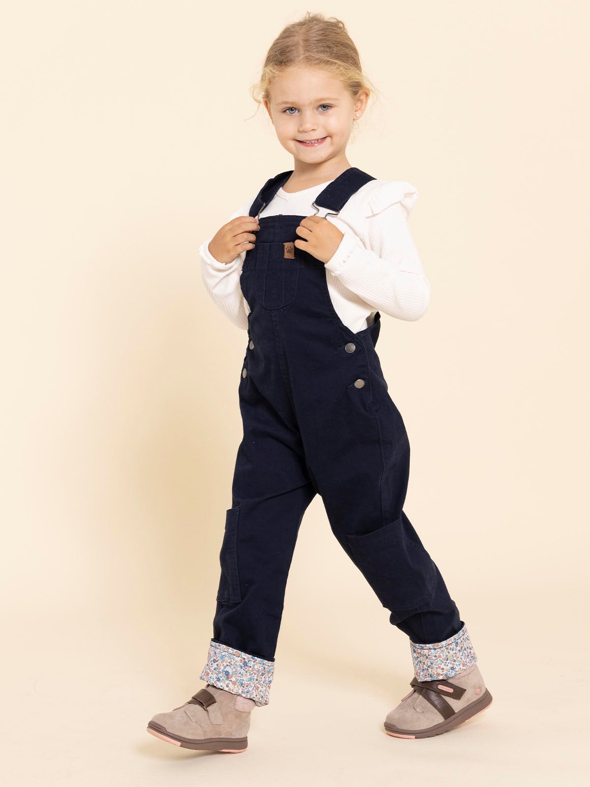 BOTIN CUERO RUNNEY NIÑA CAFÉ HUSH PUPPIES - 2