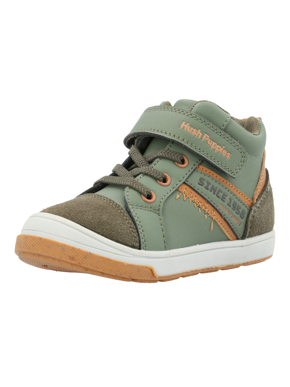 BOTIN CUERO YORKTOWN NIÑO VERDE HUSH PUPPIES - 5