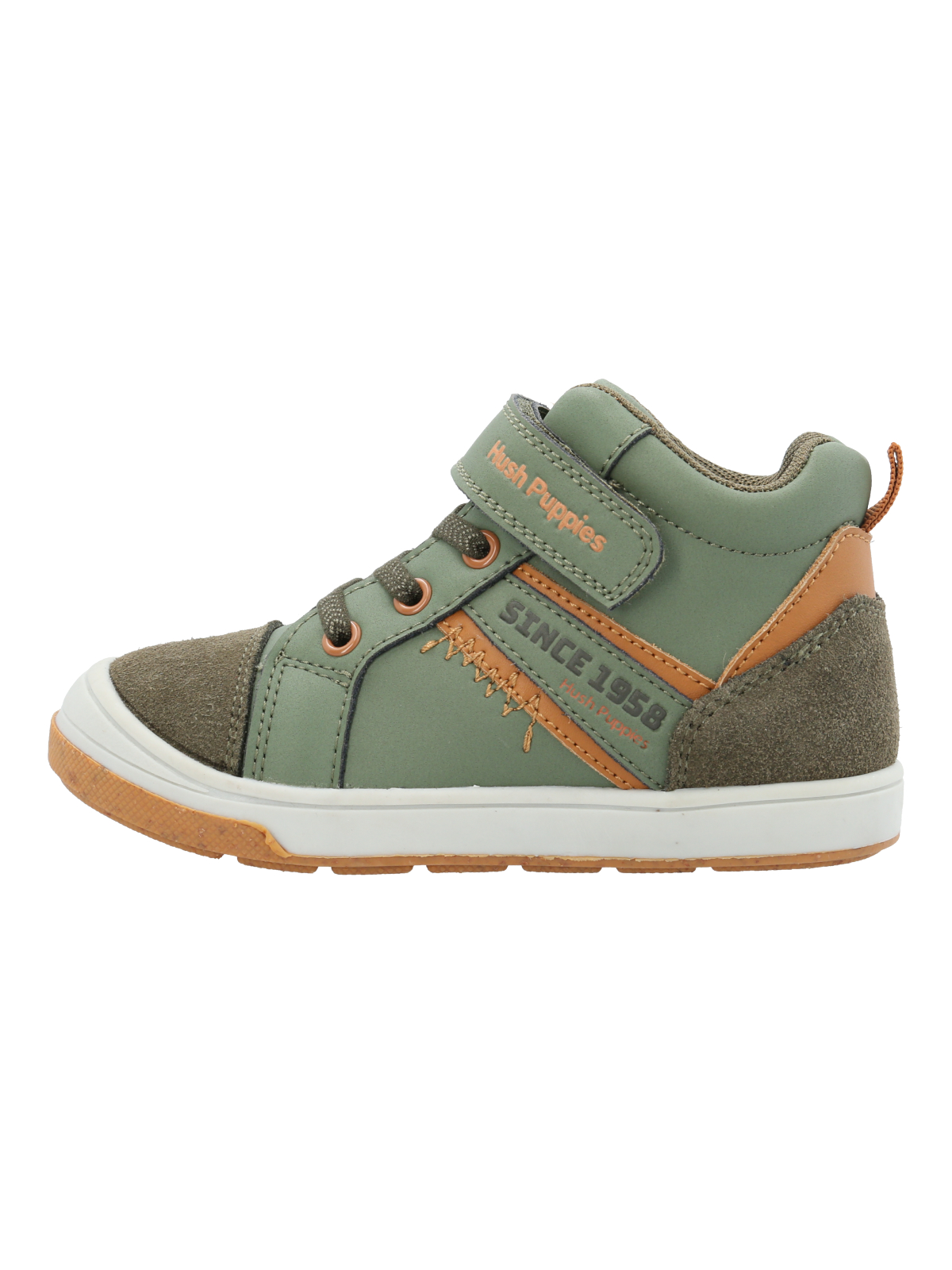 BOTIN CUERO YORKTOWN NIÑO VERDE HUSH PUPPIES - 6