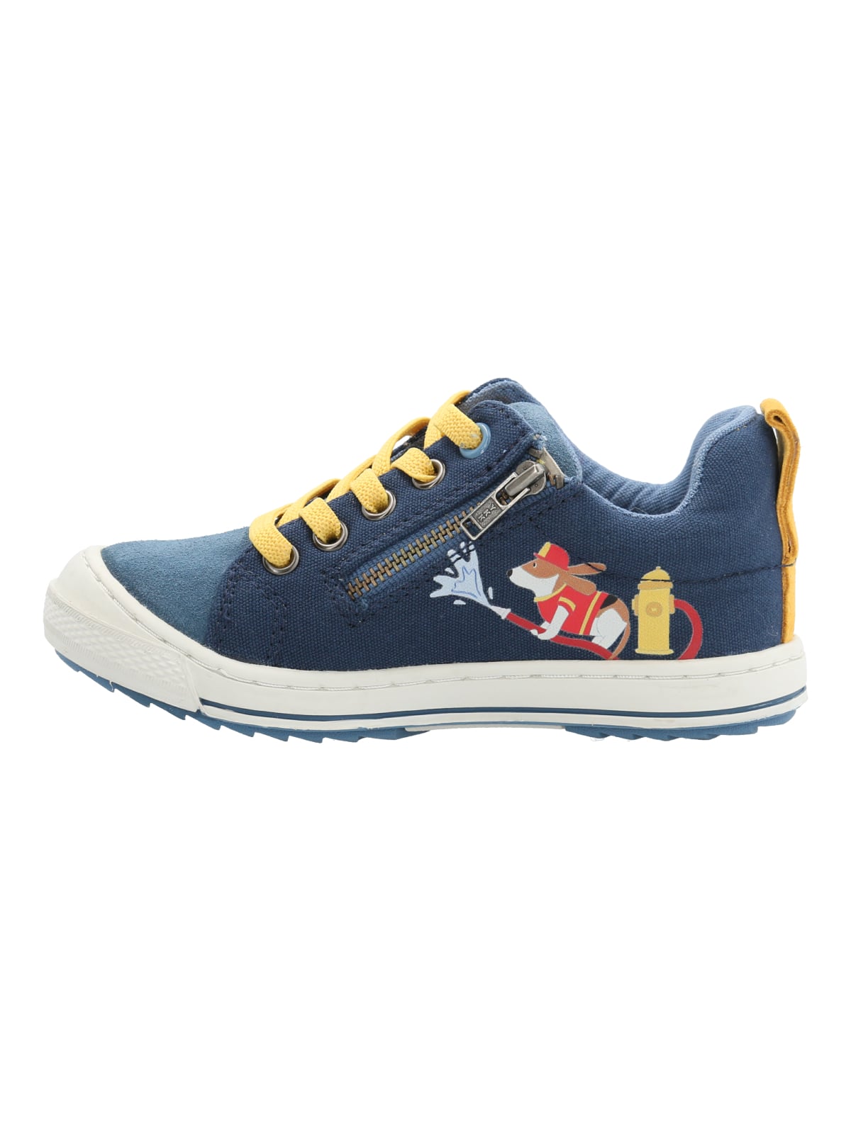 ZAPATILLA CUERO GO WILD NIÑO AZUL HUSH PUPPIES - 1