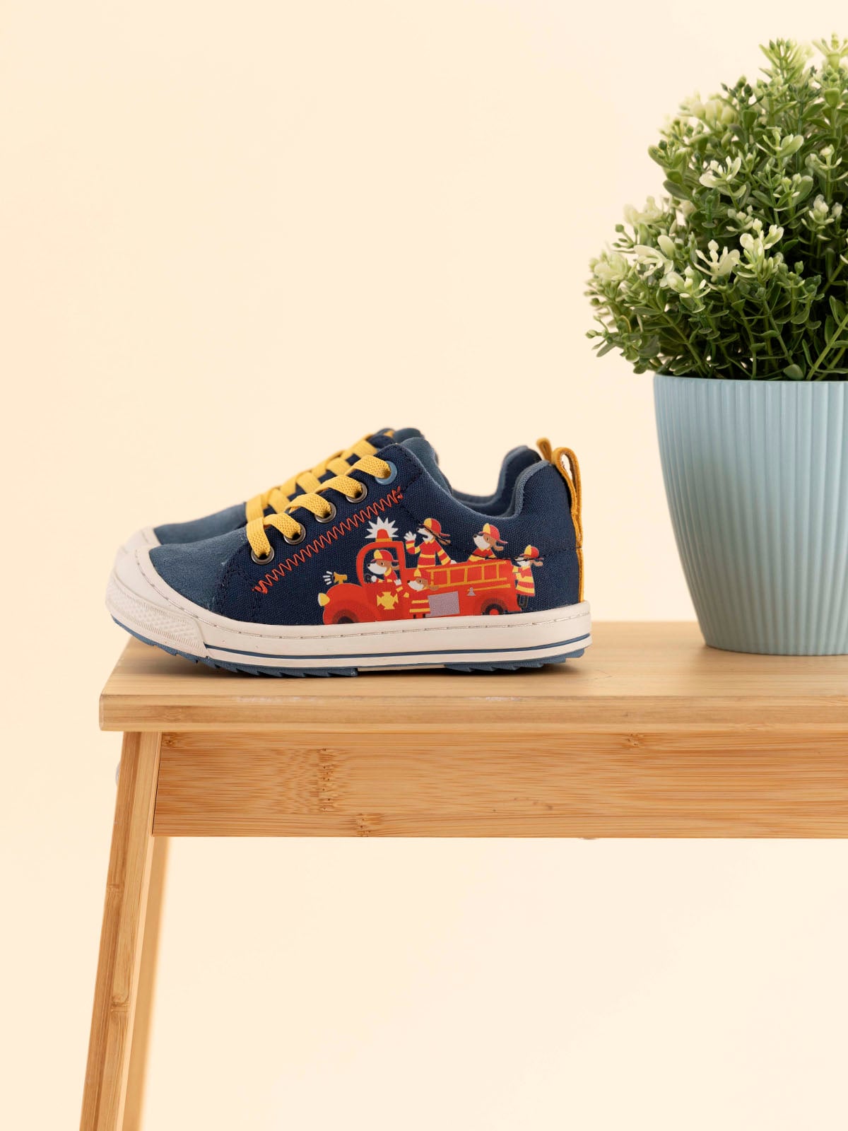 ZAPATILLA CUERO GO WILD NIÑO AZUL HUSH PUPPIES - 2