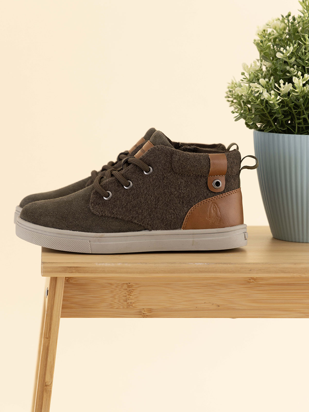 BOTIN CONNOR-K NIÑO VERDE HUSH PUPPIES - 2