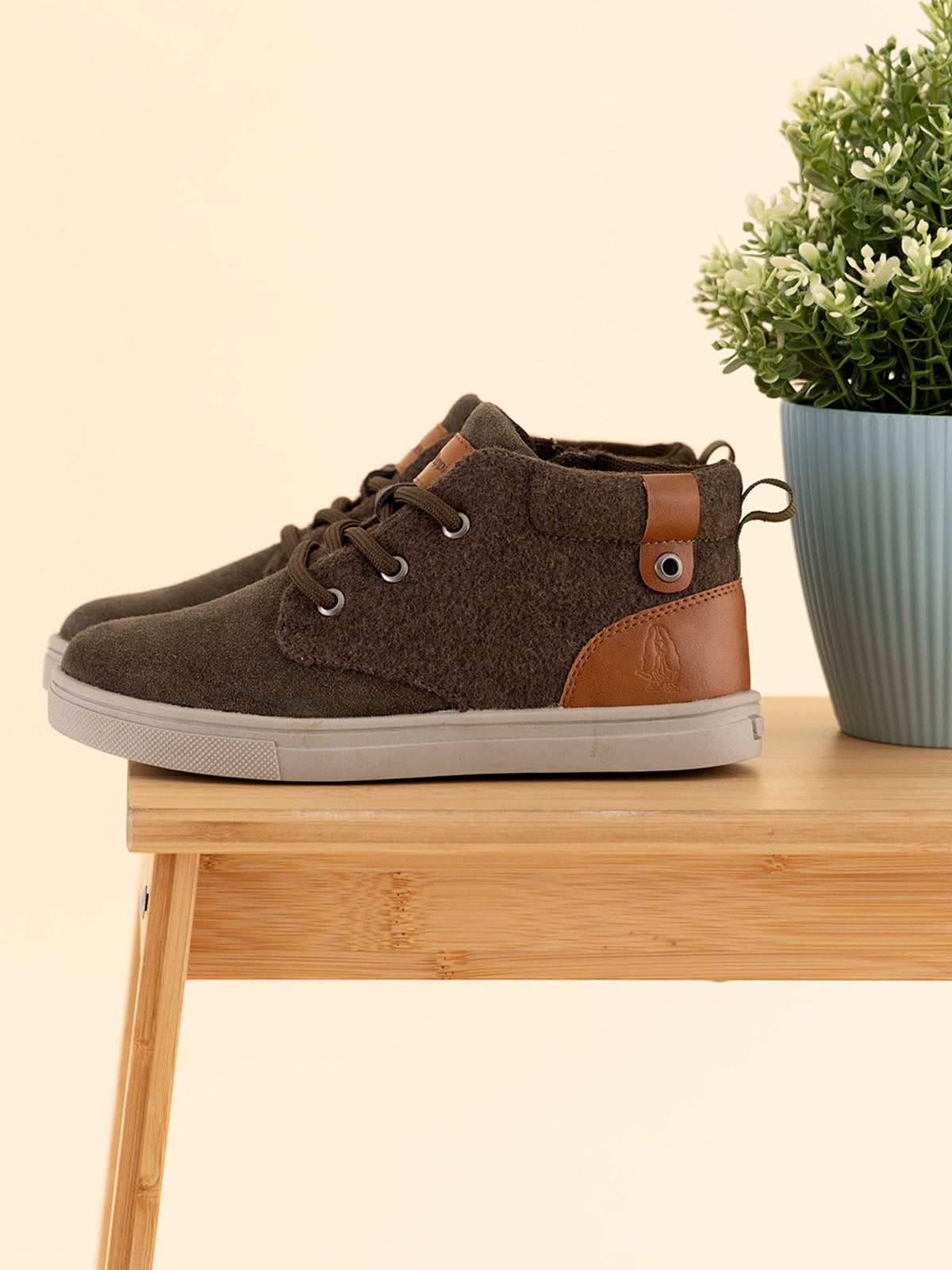 BOTIN CONNOR-K NIÑO VERDE HUSH PUPPIES - 2