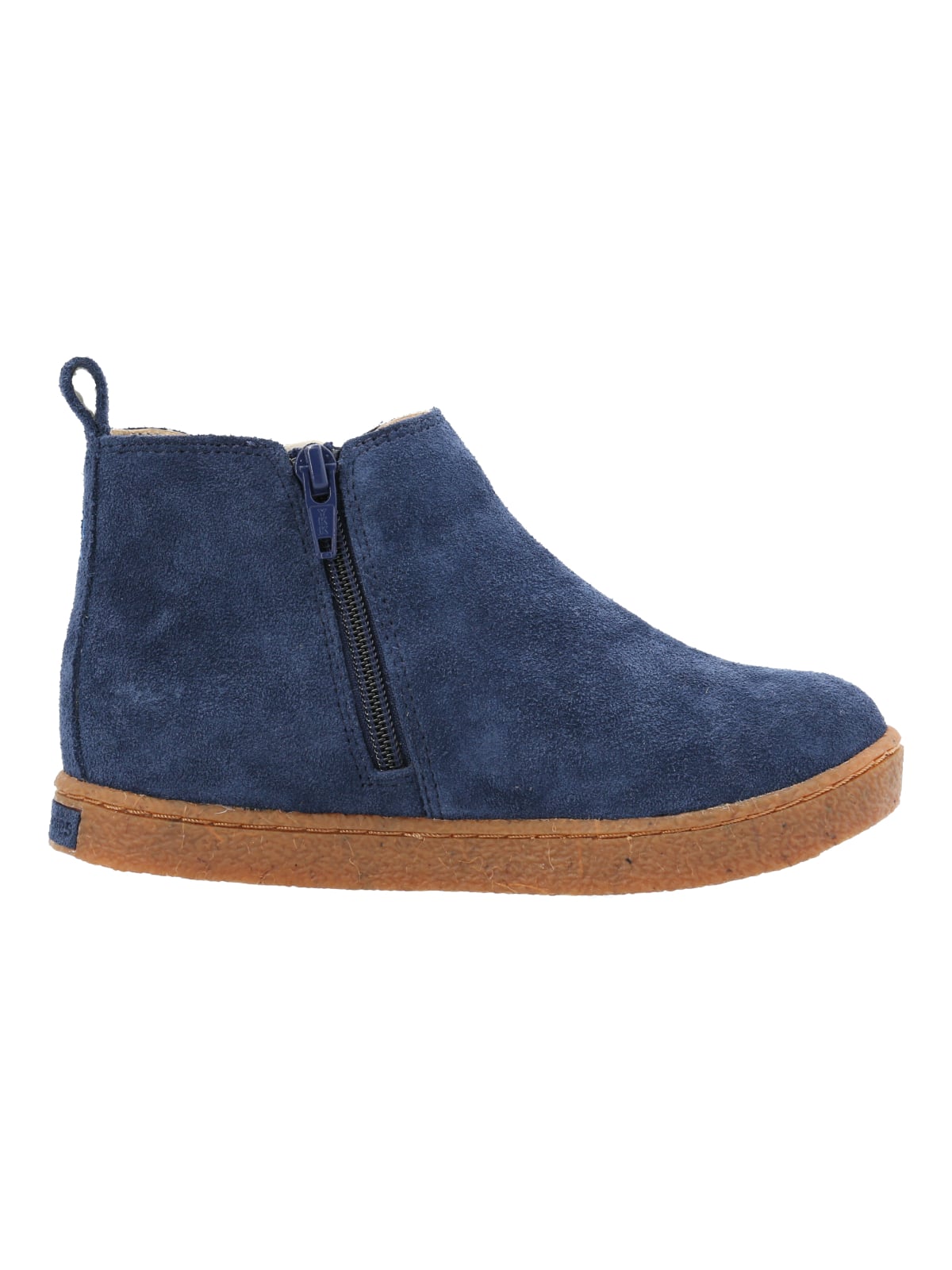 BOTIN CUERO PIOMBINO NIÑO AZUL HUSH PUPPIES - 1