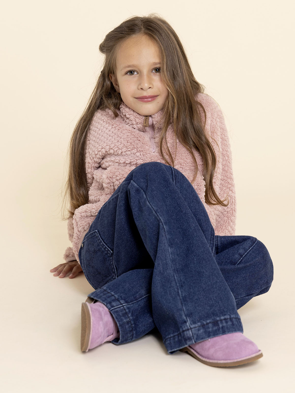 BOTIN CUERO MANDY NIÑA ROSADO HUSH PUPPIES - 2