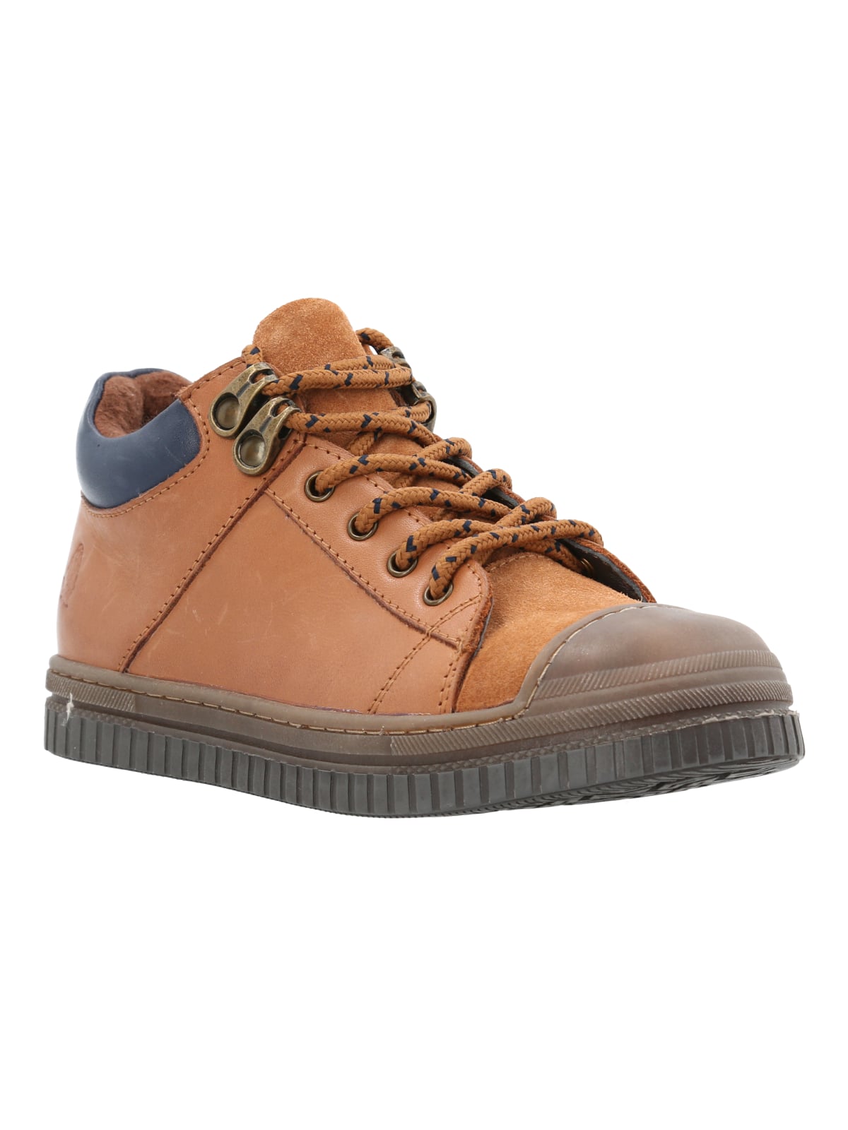 ZAPATILLA CUERO WACO NIÑO CAFÉ HUSH PUPPIES - 1
