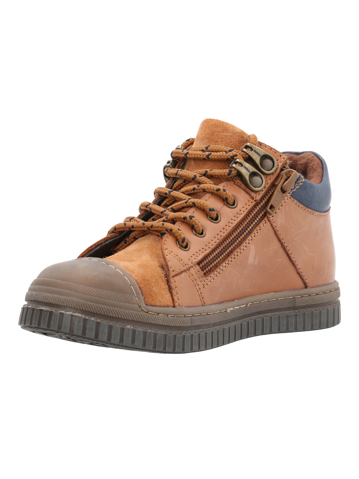 ZAPATILLA CUERO WACO NIÑO CAFÉ HUSH PUPPIES - 7