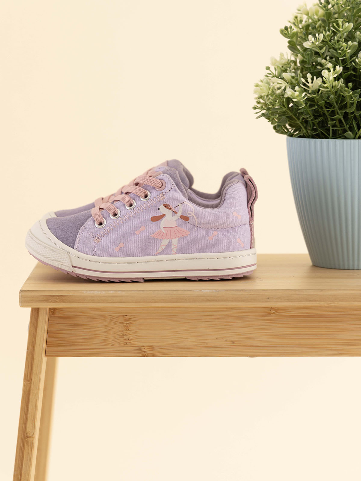 ZAPATILLA CUERO GO WILD NIÑA MORADO HUSH PUPPIES - 2