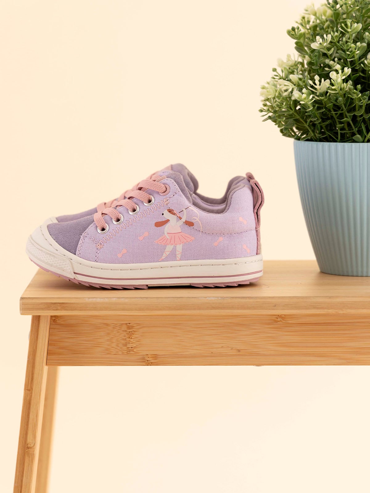 ZAPATILLA CUERO GO WILD NIÑA MORADO HUSH PUPPIES - 2