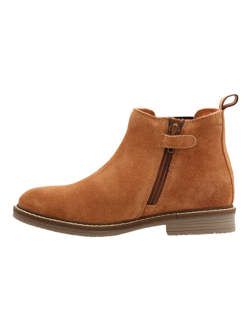 BOTIN CUERO DAMON NIÑO CAFE  HUSH PUPPIES - 1
