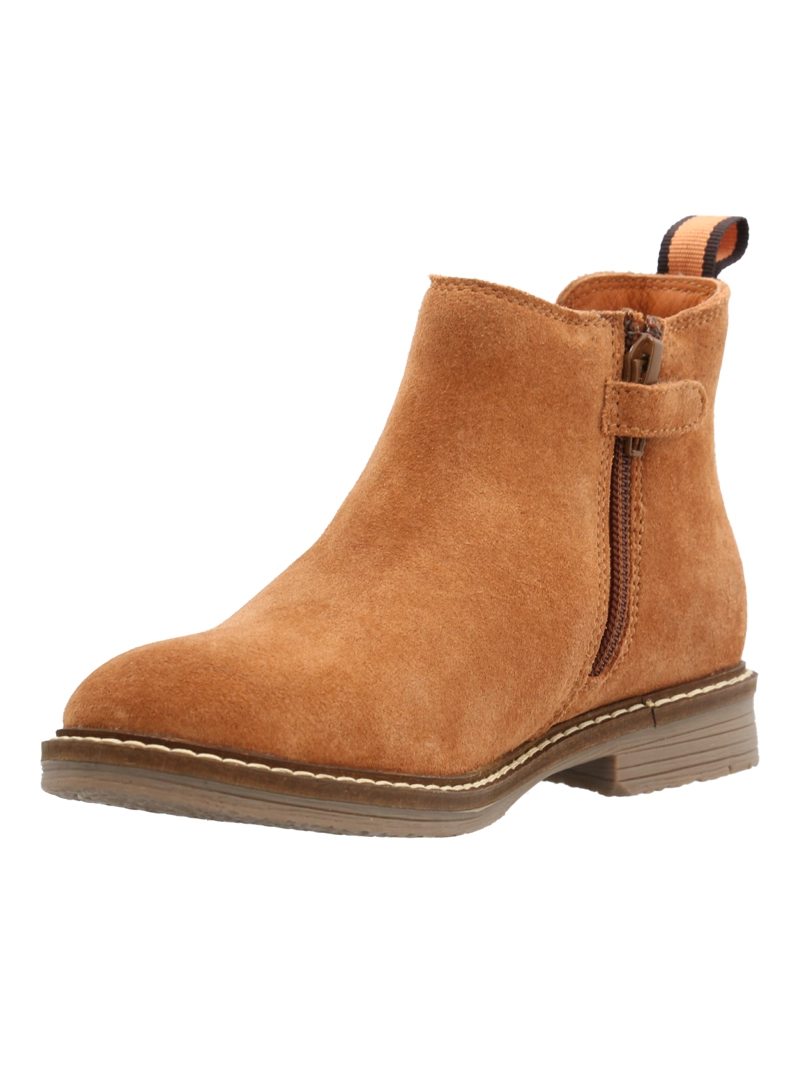 BOTIN CUERO DAMON NIÑO CAFE  HUSH PUPPIES - 6
