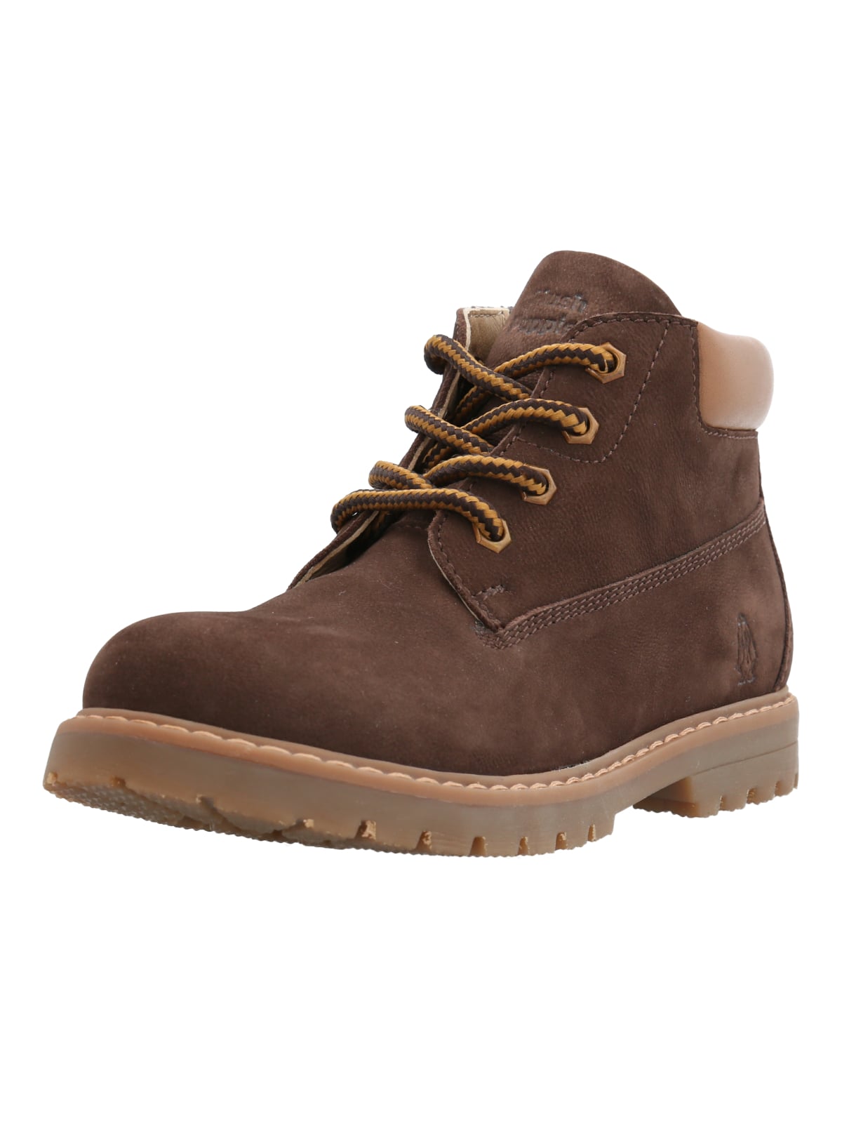 BOTIN CUERO MORGAN NIÑO CAFÉ HUSH PUPPIES - 1