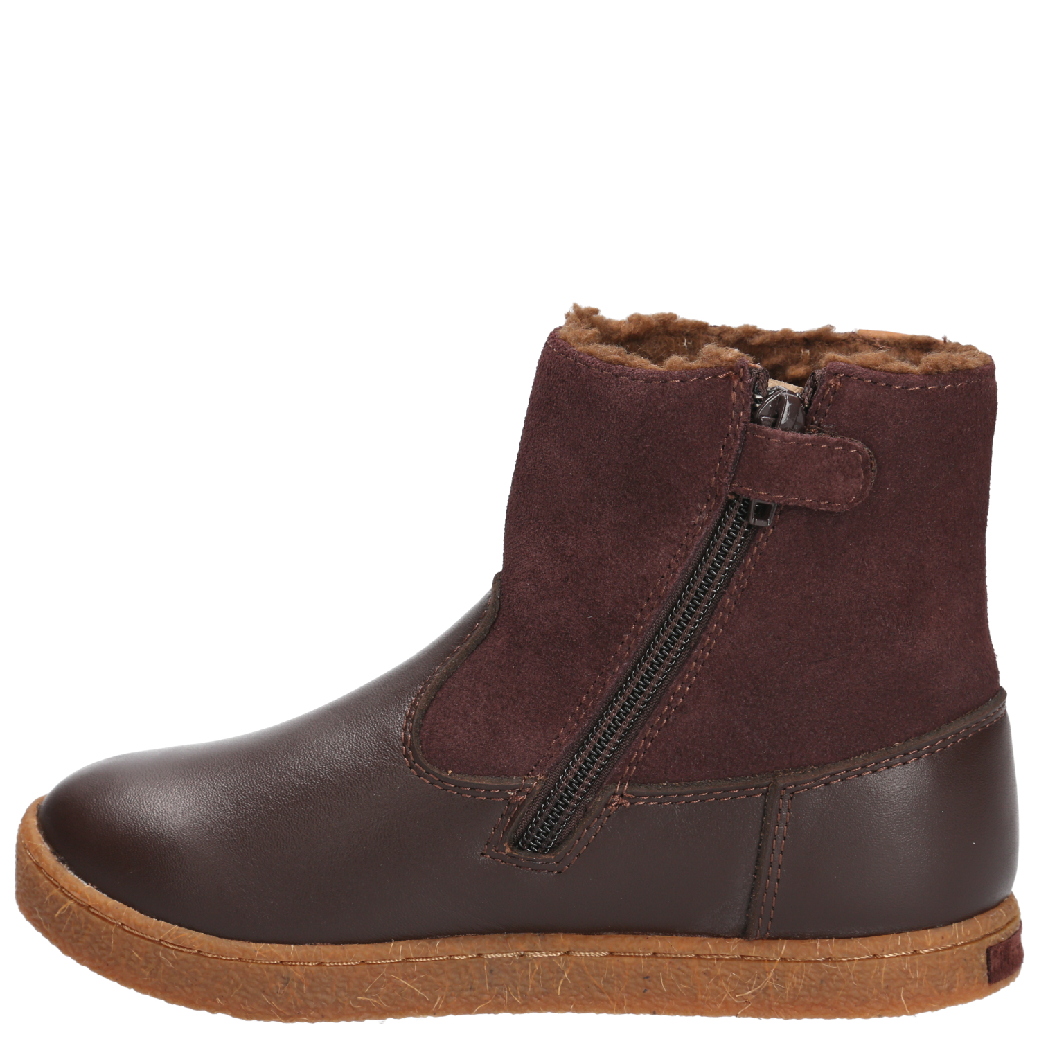 BOTA CUERO BRODY NIÑO CAFÉ HUSH PUPPIES - 1