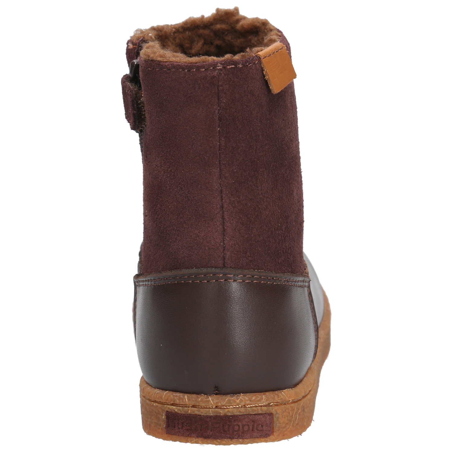 BOTA CUERO BRODY NIÑO CAFÉ HUSH PUPPIES - 7