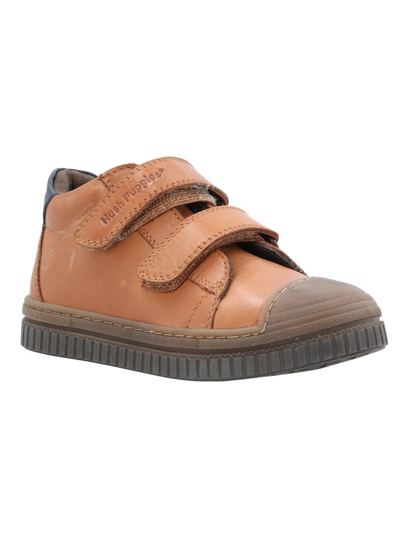 ZAPATILLA CUERO WACO VL NIÑO CAFE  HUSH PUPPIES - 1