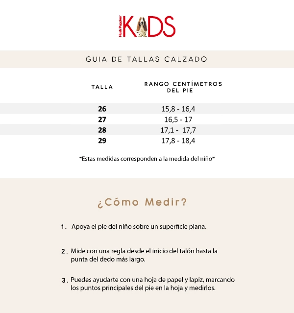 ZAPATILLA CUERO WACO VL NIÑO CAFE  HUSH PUPPIES - 3