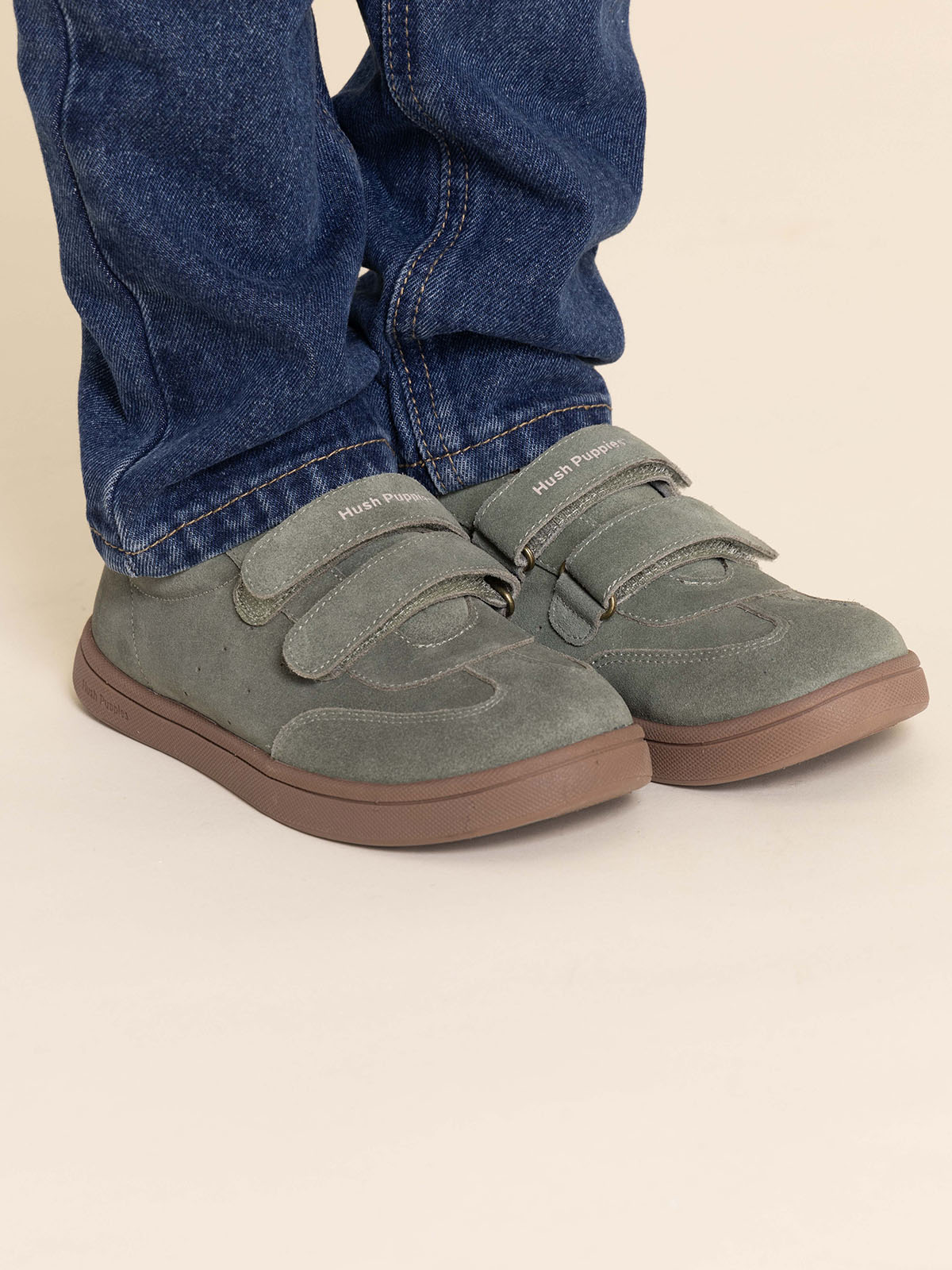 ZAPATILLA CUERO CLARA-K NIÑO VERDE HUSH PUPPIES - 2