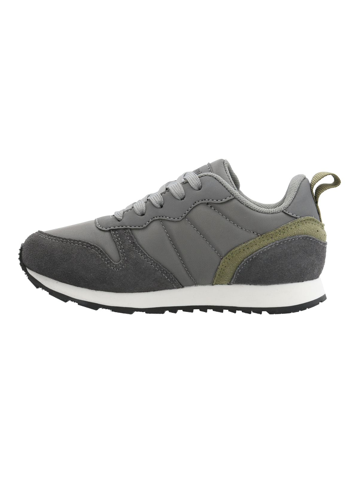 ZAPATILLA CUERO JANET-K NIÑO GRIS HUSH PUPPIES - 1