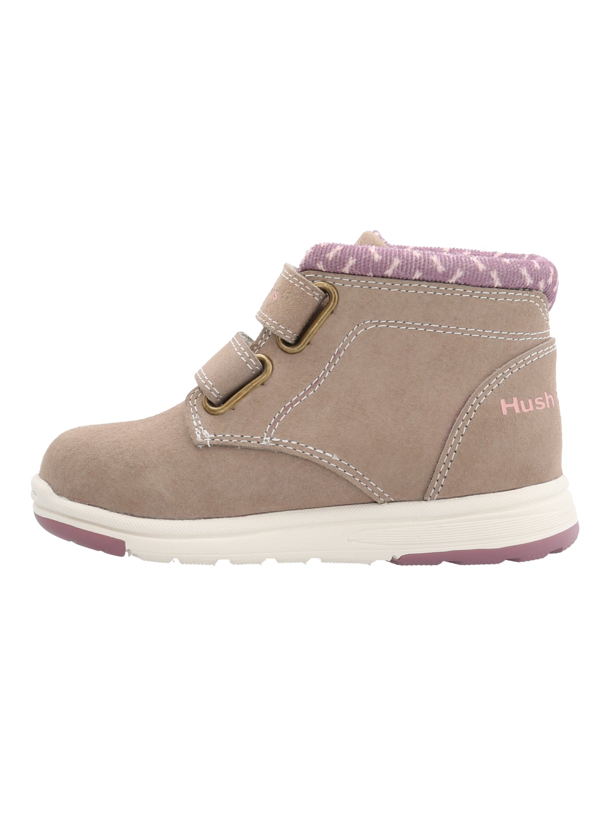 BOTIN CUERO NEW VILLA NIÑA CAFÉ HUSH PUPPIES - 1