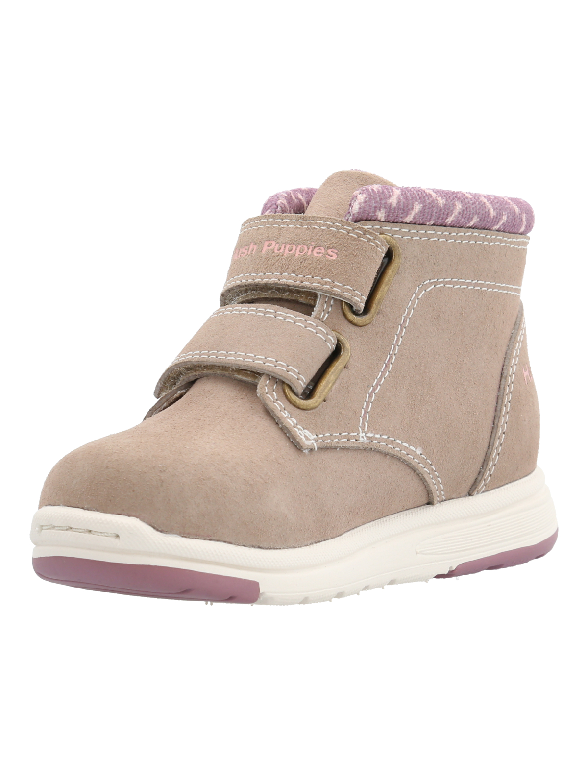 BOTIN CUERO NEW VILLA NIÑA CAFÉ HUSH PUPPIES - 6