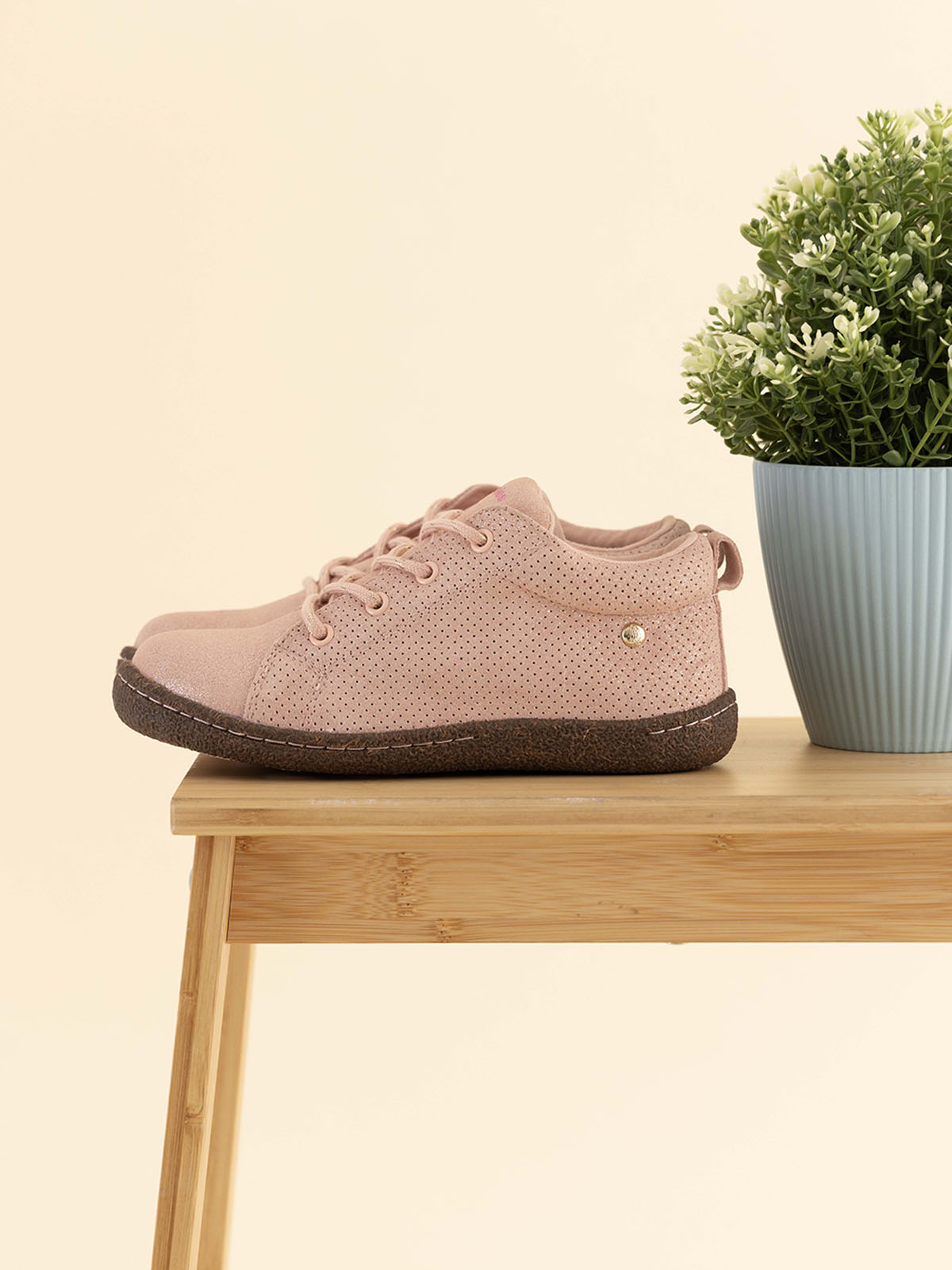 ZAPATILLA CUERO HERVEY NIÑA ROSADO HUSH PUPPIES - 2