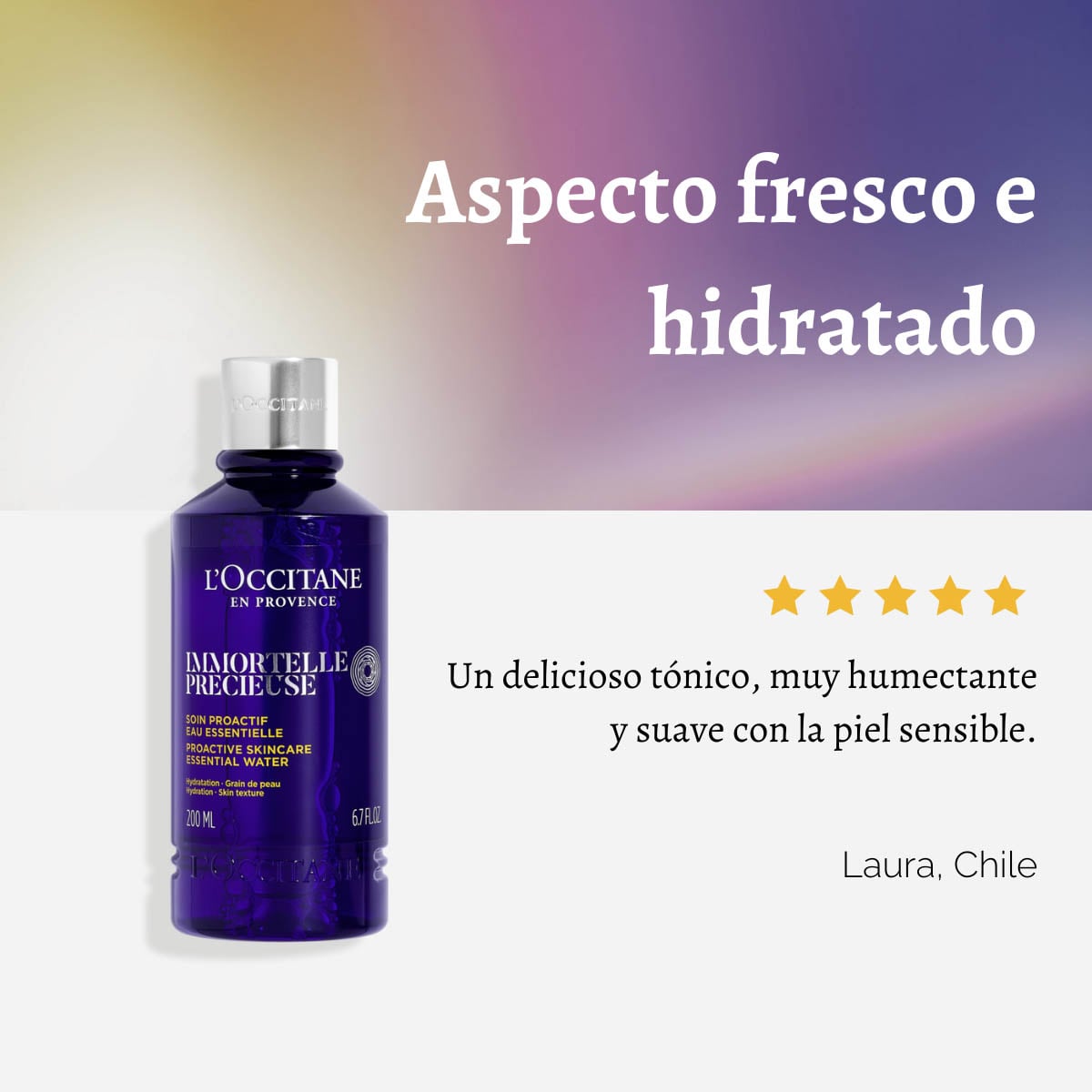 TÓNICO FACIAL ESENCIAL PRECIOSA 200 ML L'OCCITANE - 5