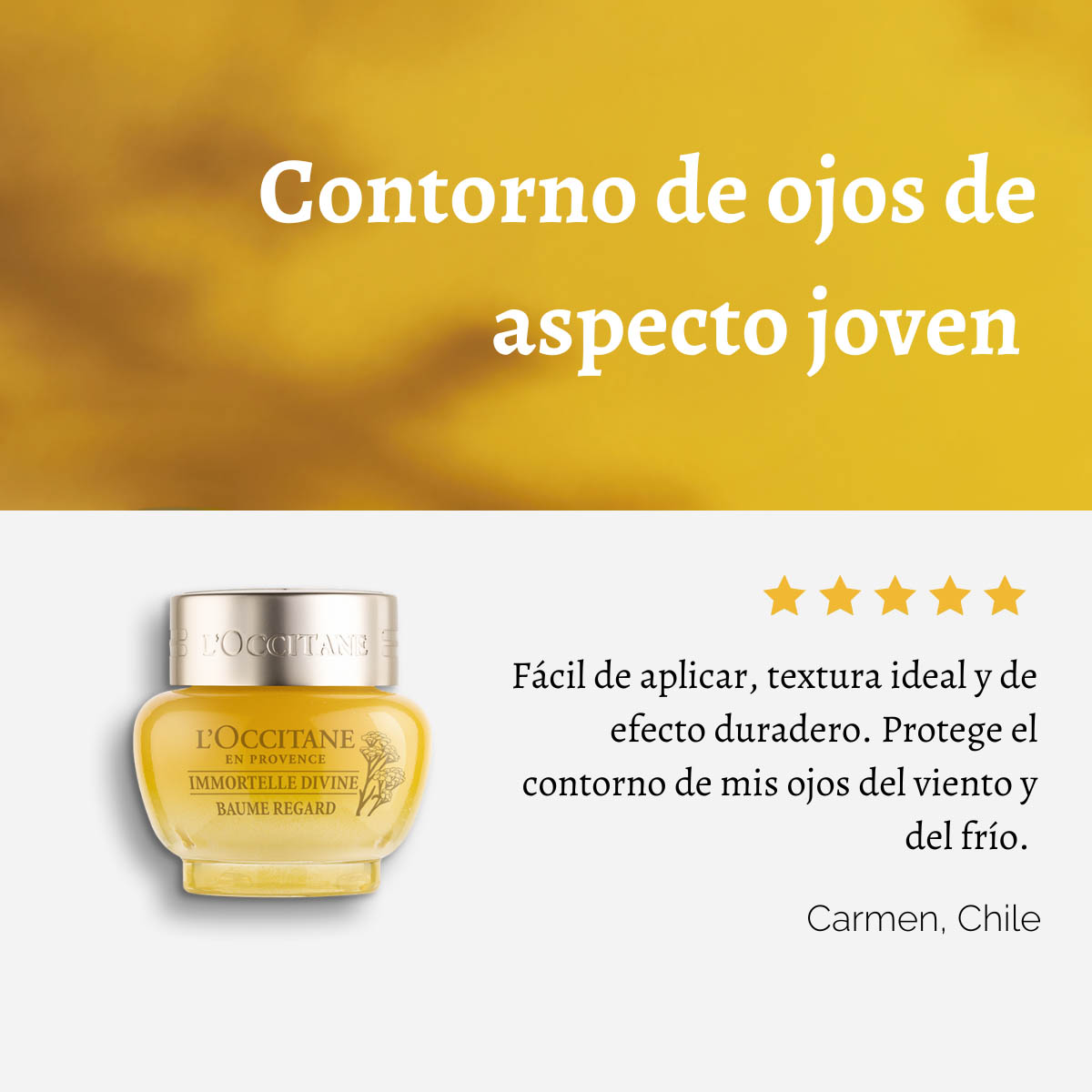 BÁLS CONTORNO OJOS ANTIEDAD DIVIN IMMORTELLE L'OCCITANE - 6