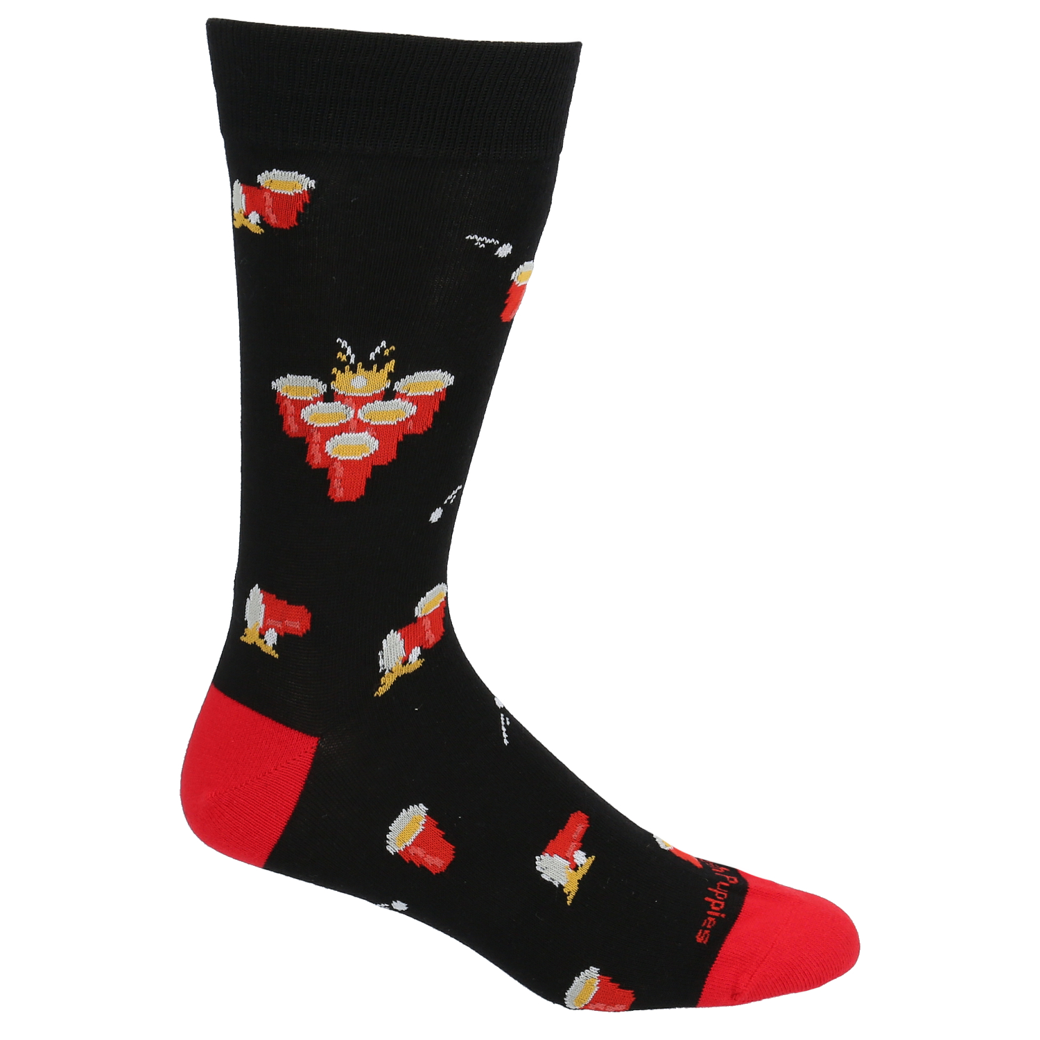 CALCETÍN HOMBRE C BEERPONG NEGRO HUSH PUPPIES - 1