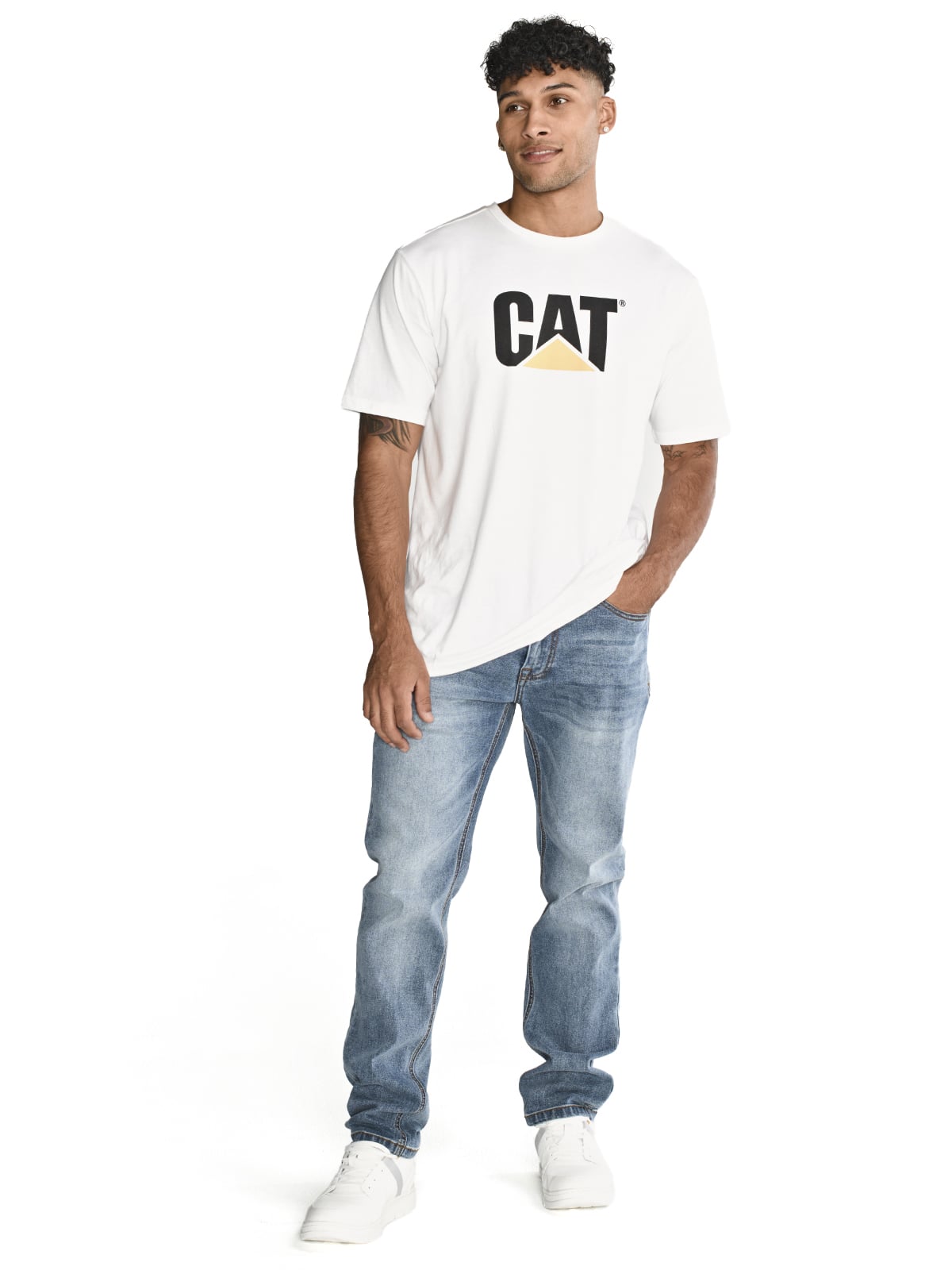 JEANS SLIM HOMBRE TRIBLEND STRETCH DENIM CAT - 3