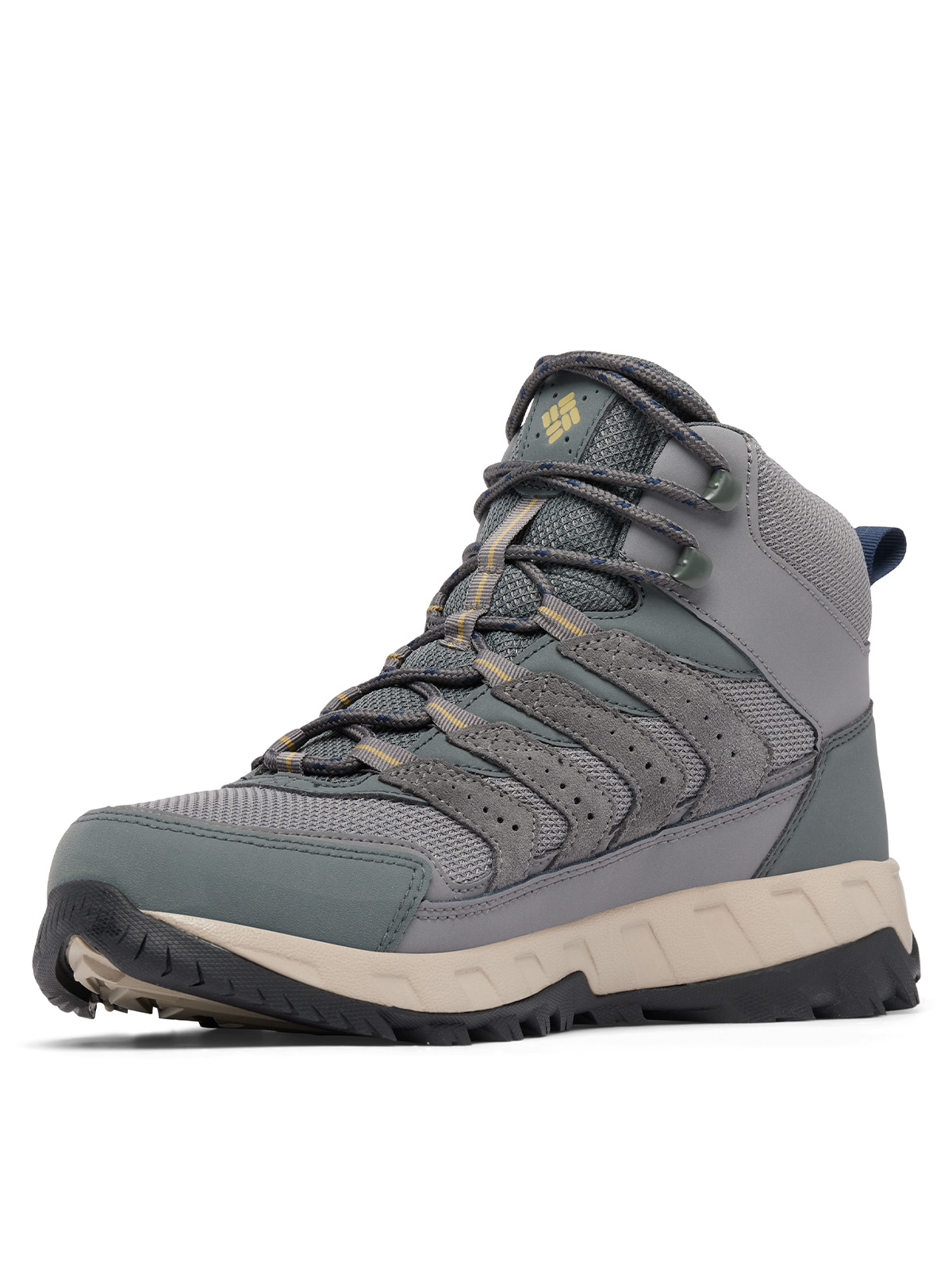 BOTÍN HOMBRE STRATA TRAIL MID WP GRIS COLUMBIA - 4