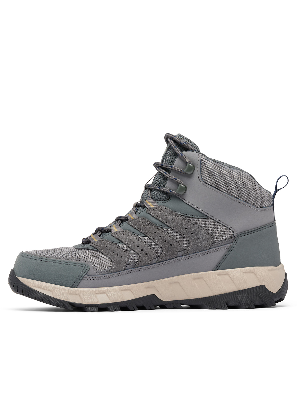 BOTÍN HOMBRE STRATA TRAIL MID WP GRIS COLUMBIA - 5