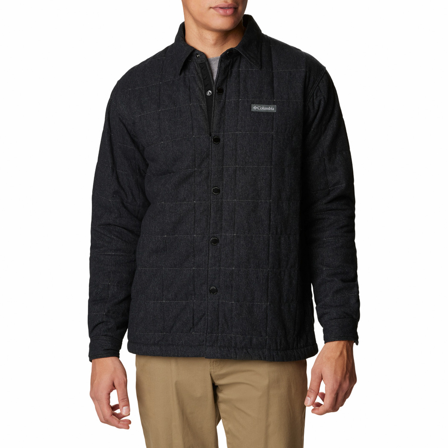 COLUMBIA CAMISA HOMBRE LANDROAMER QUILTED NEGRO COLUMBIA