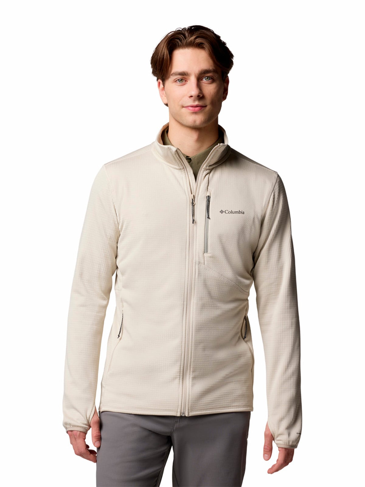 COLUMBIA PARKA HOMBRE PARK VIEW FLEECE BEIGE COLUMBIA