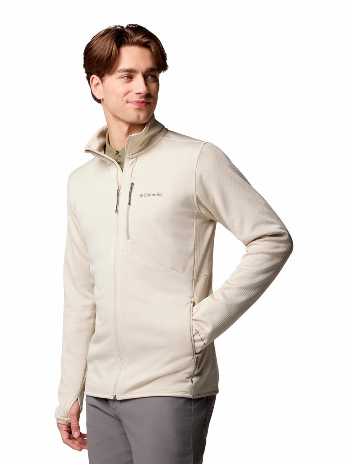 PARKA HOMBRE PARK VIEW FLEECE BEIGE COLUMBIA - 2
