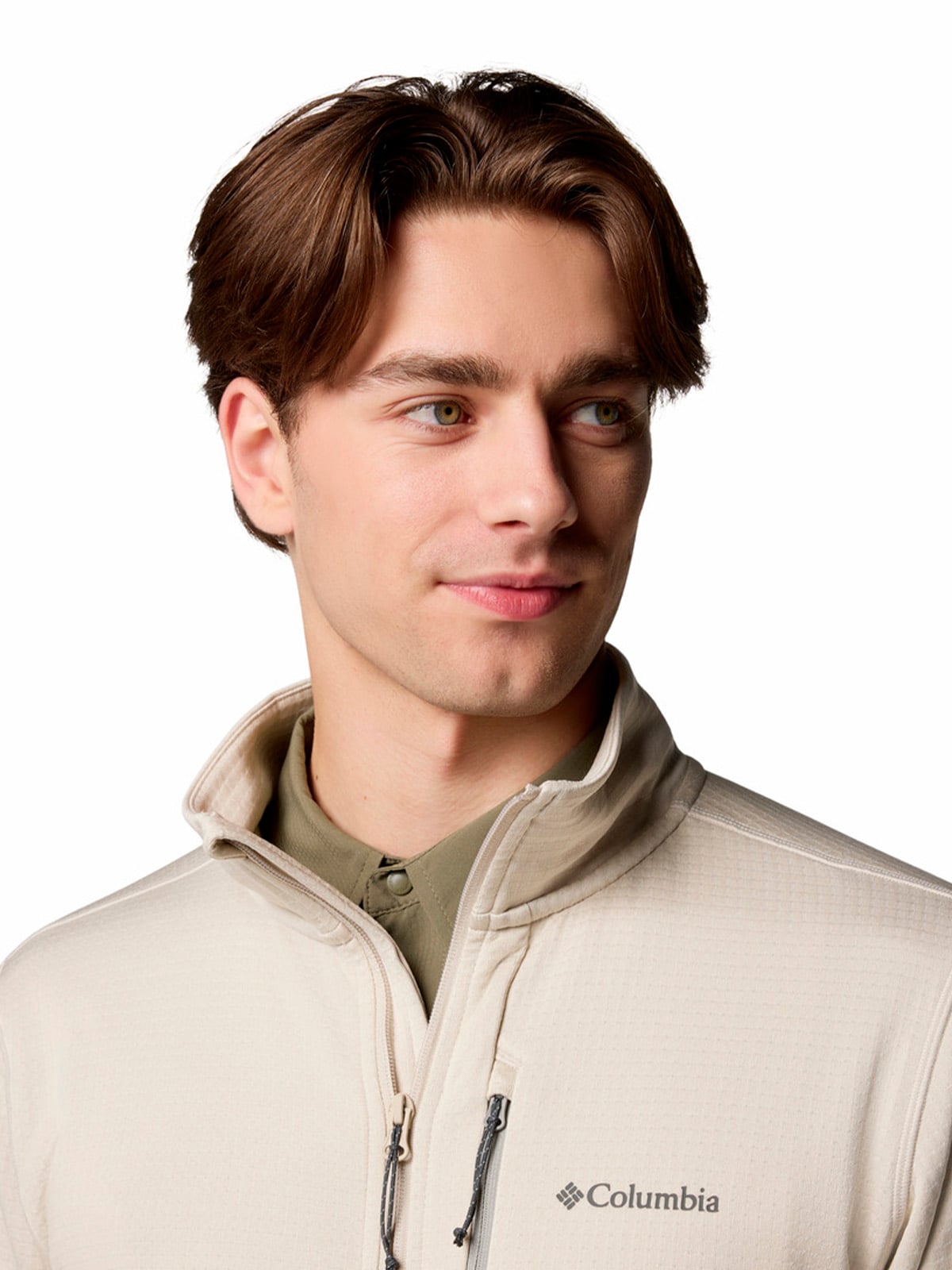 PARKA HOMBRE PARK VIEW FLEECE BEIGE COLUMBIA - 4
