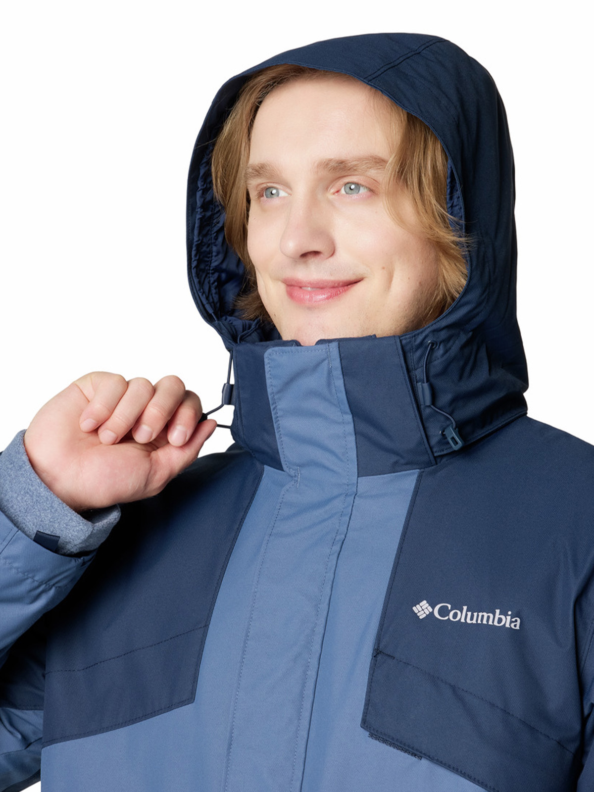 PARKA IMPERMEAB HOMBRE BUGABOO III FLEECE AZUL COLUMBIA - 4