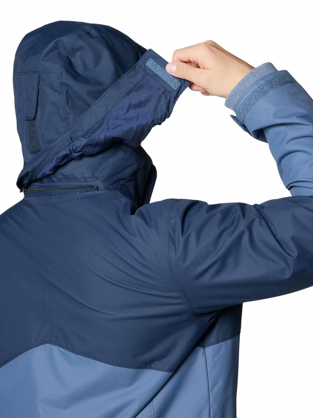 PARKA IMPERMEAB HOMBRE BUGABOO III FLEECE AZUL COLUMBIA - 6