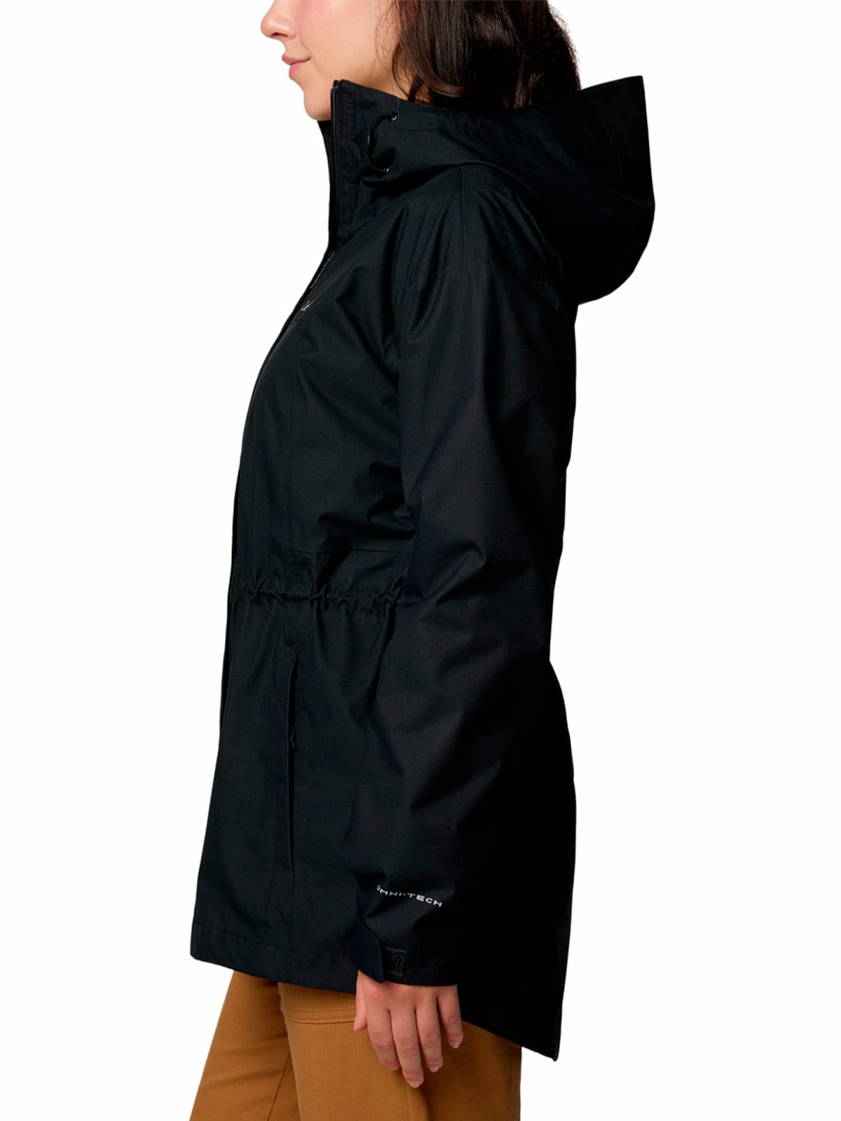 CORTAVIENTO IMPERM MUJER HIKEBOUND II LG EN COLOR NEGRO COLUMBIA - 2