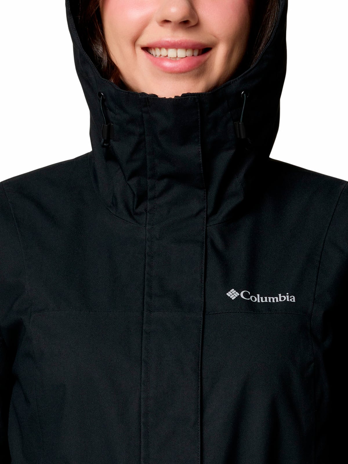 CORTAVIENTO IMPERM MUJER HIKEBOUND II LG EN COLOR NEGRO COLUMBIA - 4
