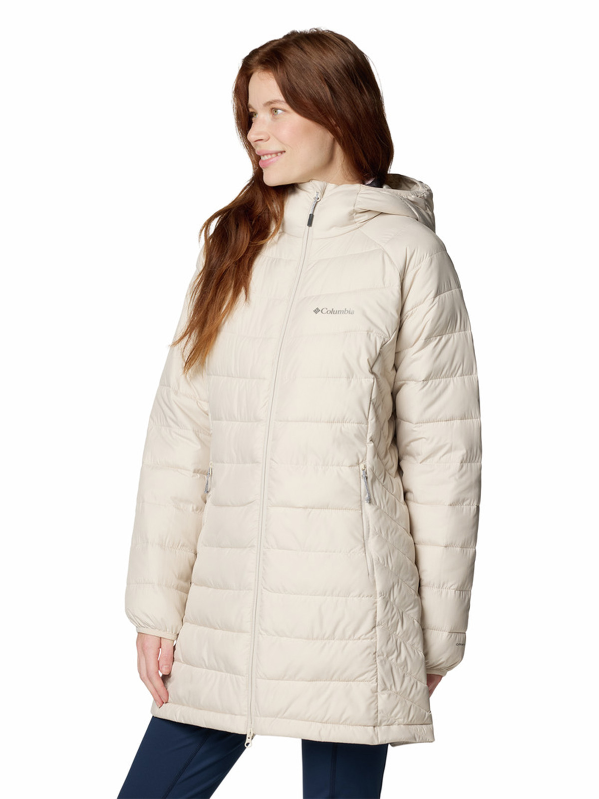 PARKA MUJER POWDER LITE II MID GRIS COLUMBIA - 2