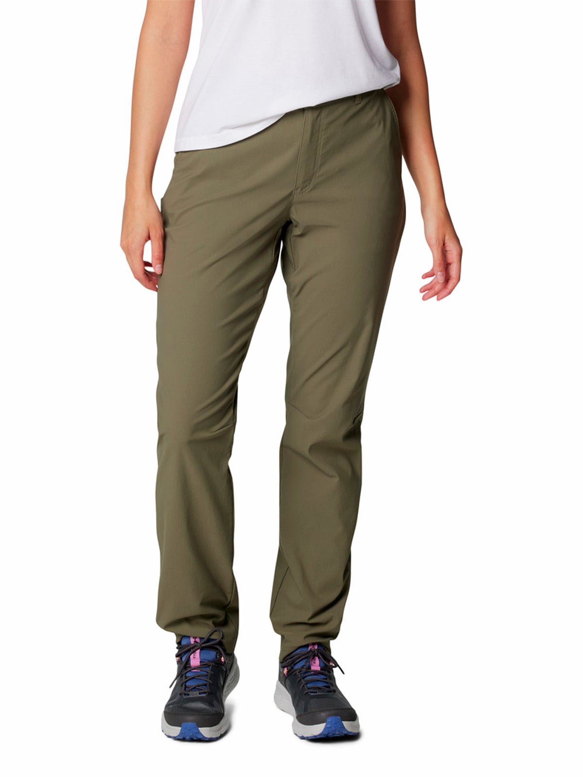 PANTALÓN MUJER LESLIE FALLSLS II VERDE COLUMBIA - 1