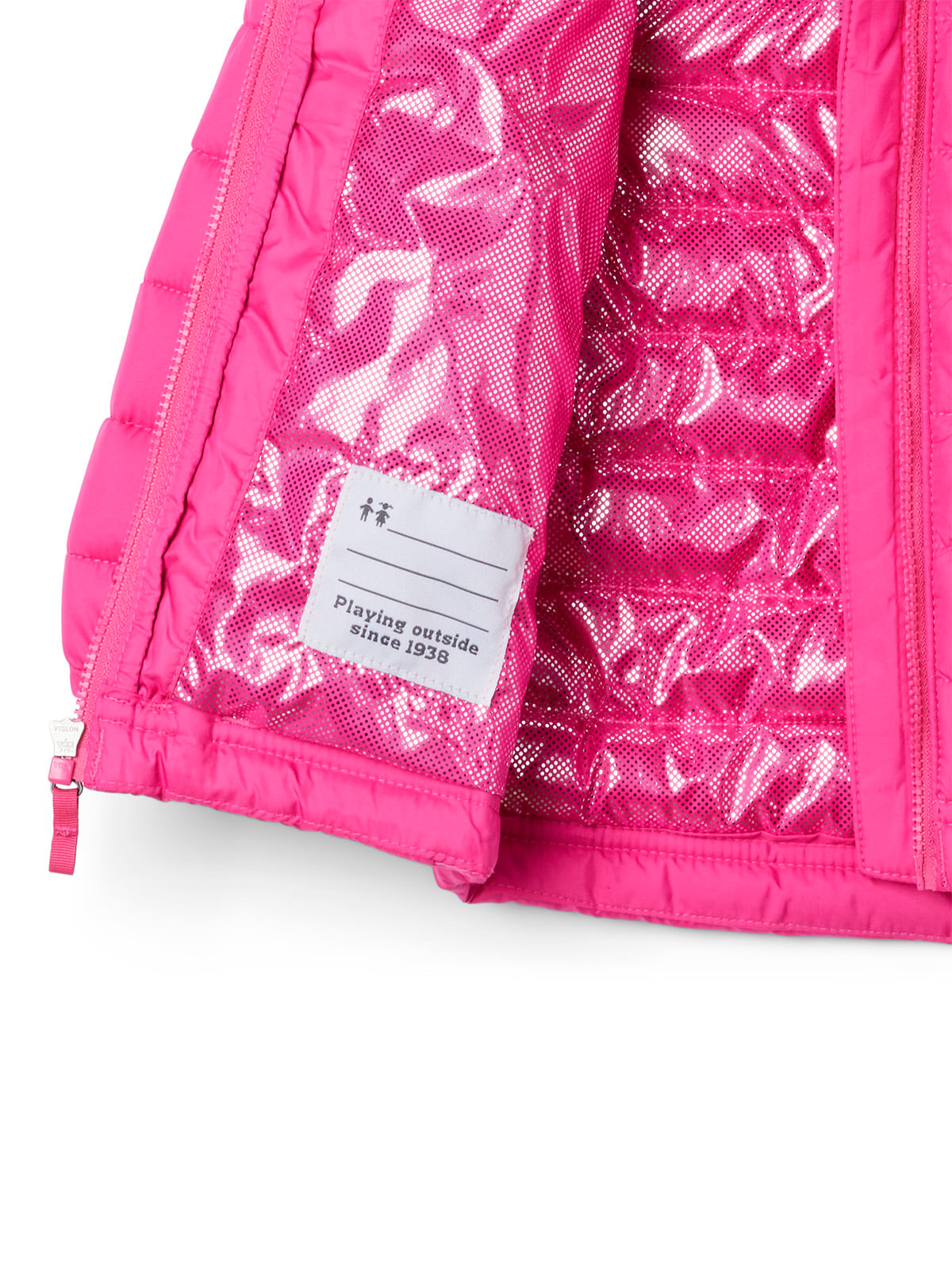 PARKA NIÑA POWDER LITE II HOODE ROSADO COLUMBIA - 2