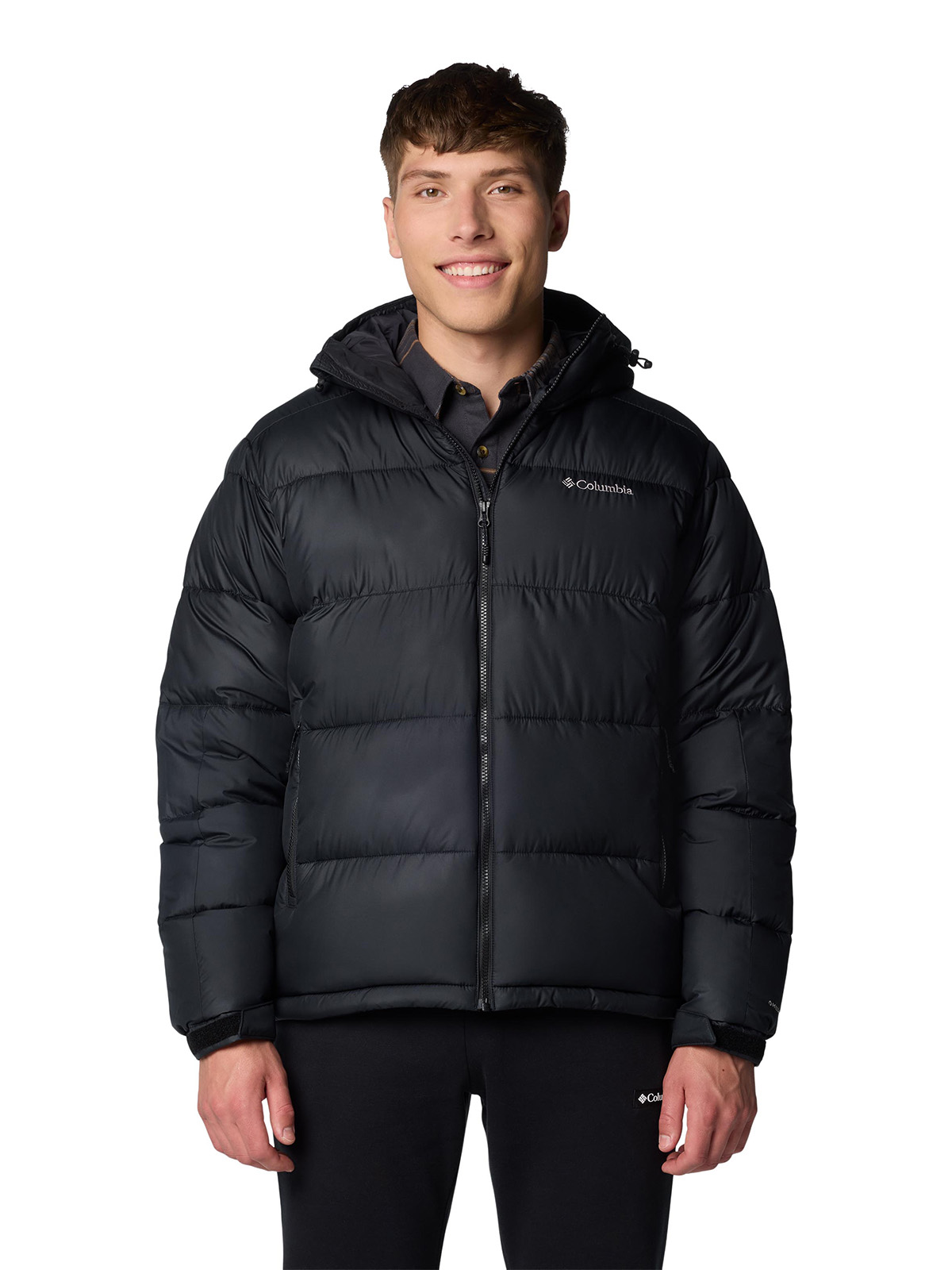 PARKA HOMBRE PIKE LAKE II HOODED NEGRO COLUMBIA - 1