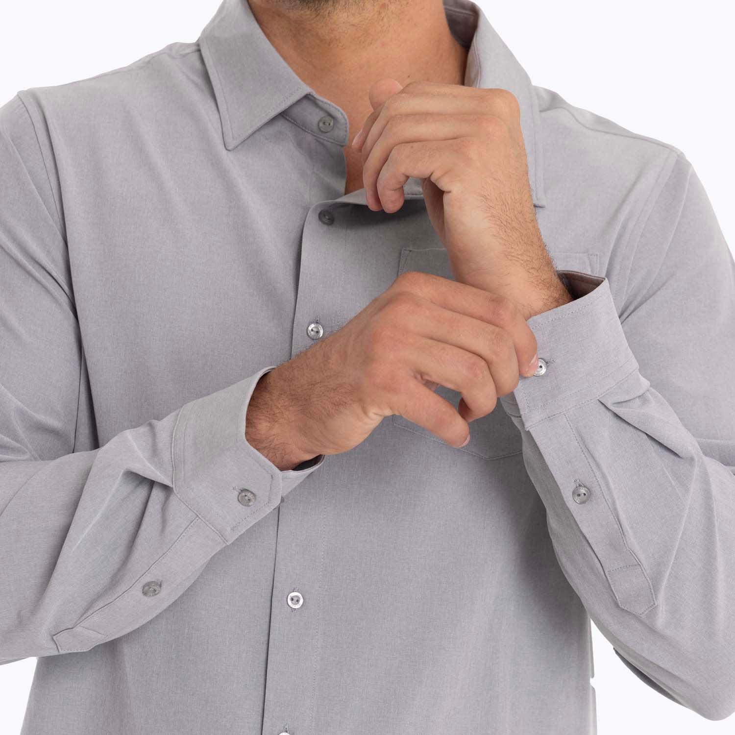CAMISA HOMBRE CUMBERLAND GRIS CLARO MERRELL - 6