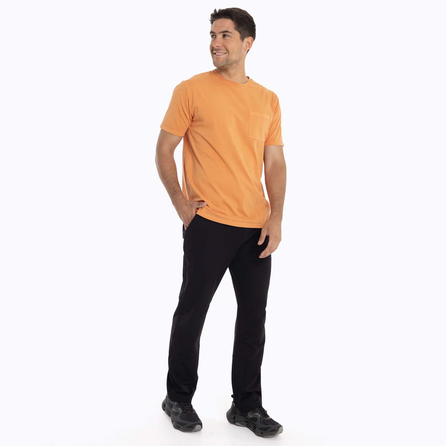 POLERA HOMBRE SUSQUEHANNA NARANJA CLARO MERRELL - 7