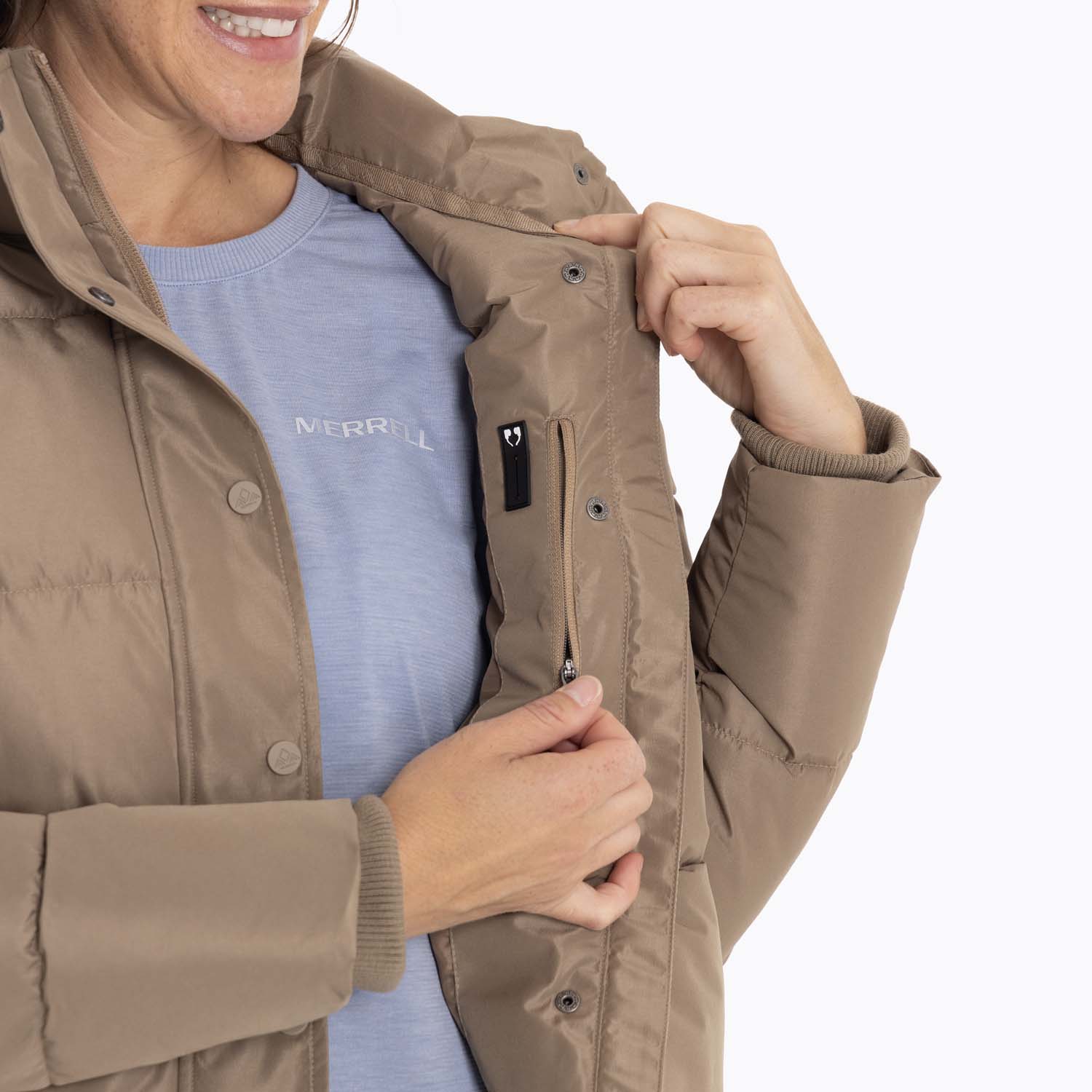 PARKA MUJER PUFFA CAFÉ MERRELL - 7