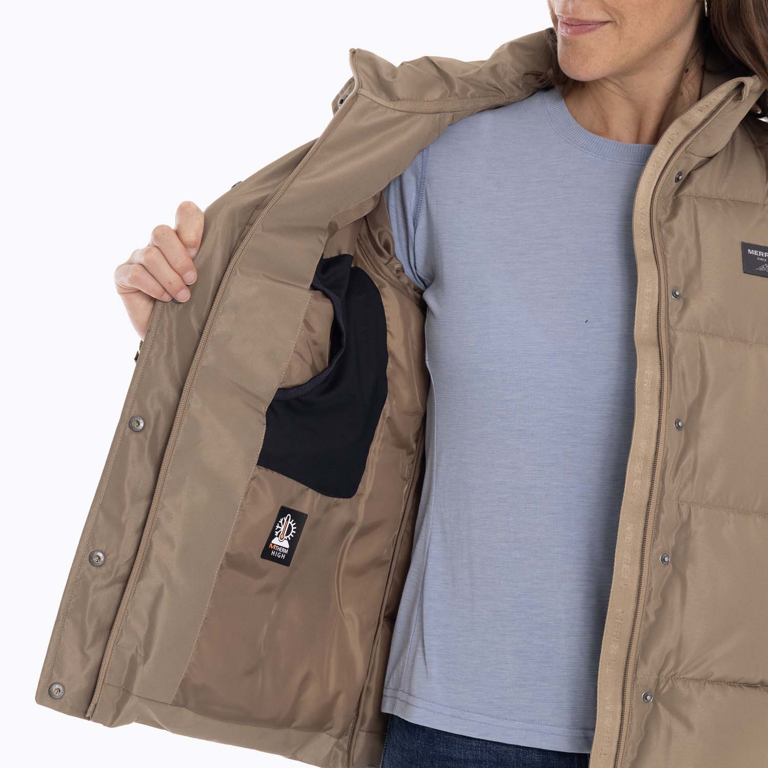 PARKA MUJER PUFFA CAFÉ MERRELL - 8