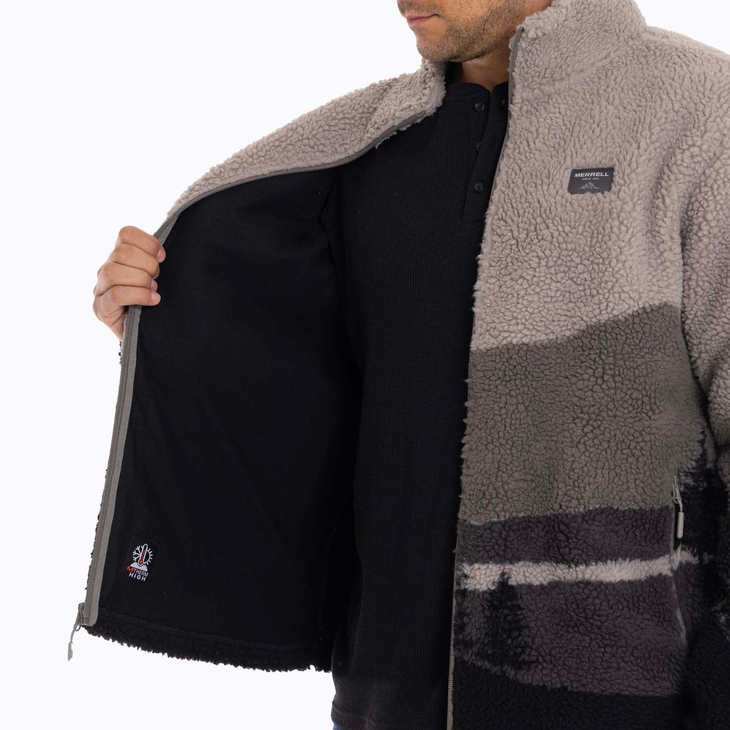 POLAR HOMBRE LANDS SHERPA GRIS MERRELL - 5