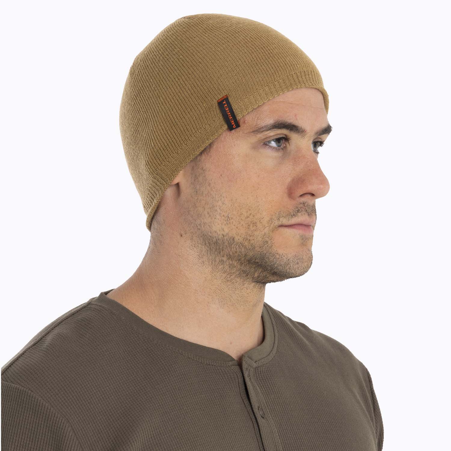 GORRO UNISEX BEATON 2-LAYER BEANI EN COLOR CAFE MERRELL - 2