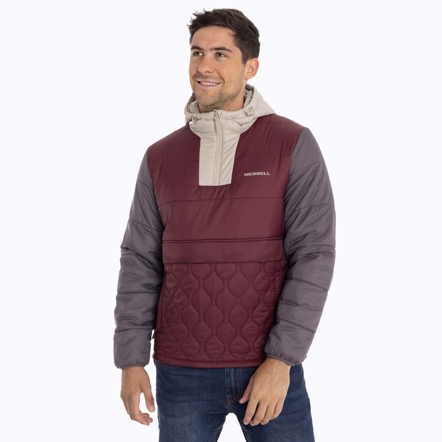 PARKA HOMBRE MID ZIPPER BURDEO MERRELL - 1